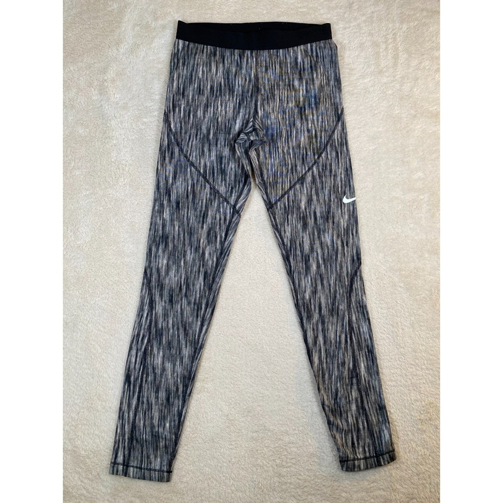 Nike Pro Hyperwarm Leggings Women's L Compression Thermal Leggings Black/White